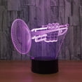 thumbnail image 4 of Lámparas De Luz Nocturna 3D Trompeta Led Lámpara De Mesa De Escritorio Instrumentos Musicales Decoración Para El Hogar Luz Decoración De Navidad Regalo Para Niños Cateissary HA036386-00, 4 of 6