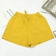 thumbnail image 2 of Pantalones cortos de lino y algodón de cintura alta para mujer, de verano, con cintura elástica, holgados, informales, de lino, adelgazantes, estilo coreano, pantalones de pierna ancha y finos de, 2 of 6
