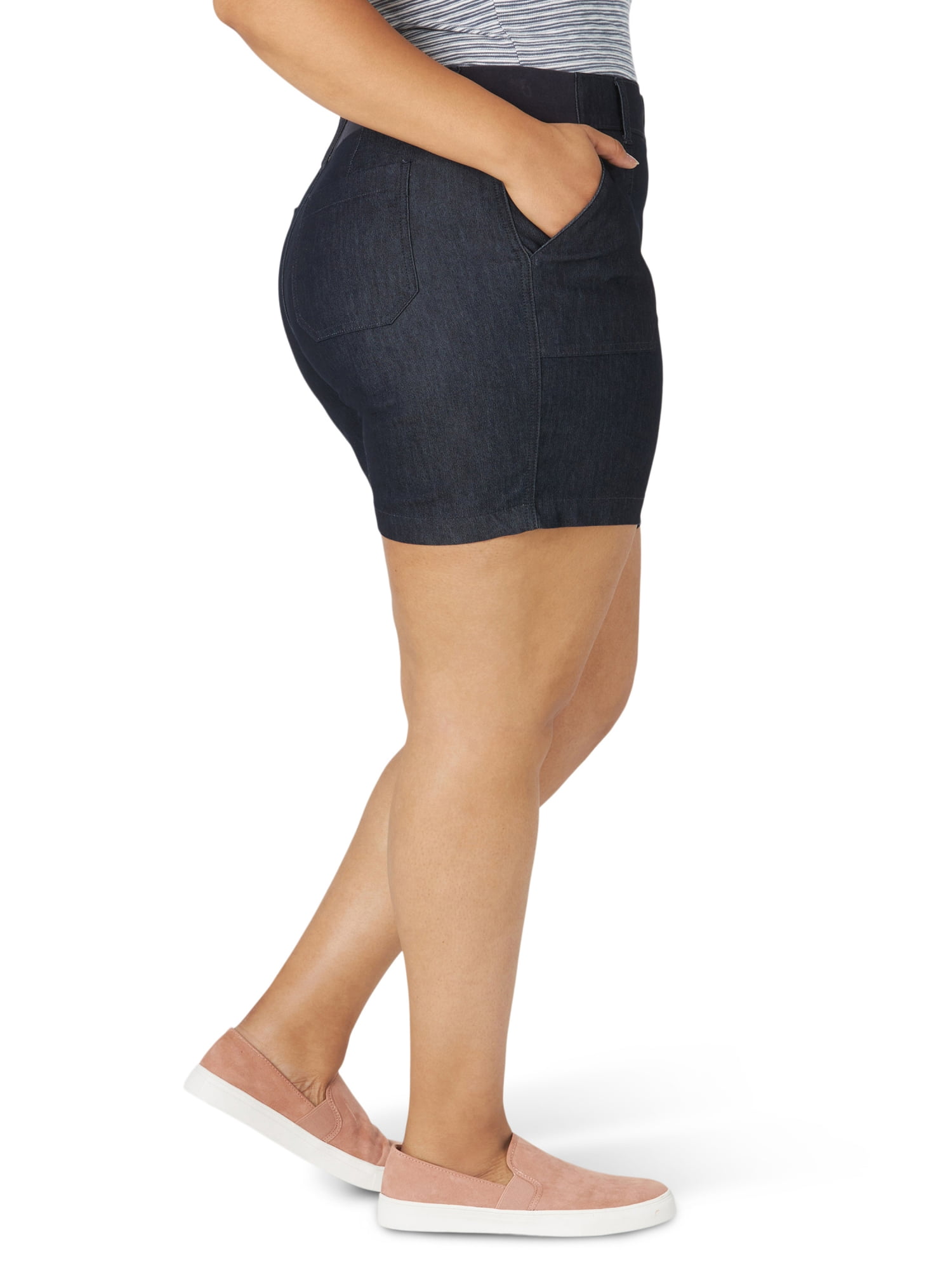 Lee Women's Plus Size Utility Short