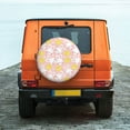 thumbnail image 6 of Yiaed Rabbit And Chick Print Tire Wheel Cover, Waterproof Spare Tire Cover Fit for Jeep, Truck,Trailer, RV, SUV, Camper and Most Vehicle-14 inch, 6 of 6