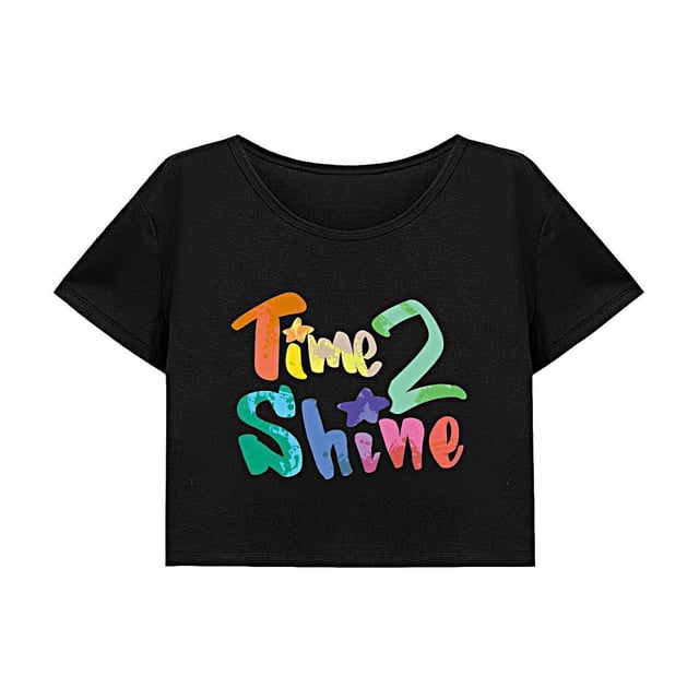 Camiseta Recortada de Moda Strade Fareast Limited para mujer uso diario XXL
