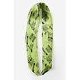 thumbnail image 2 of Bimba Green Dream Chaser Text Printed Pure Silk Scarf For Hair Neck Head Bandanas For Women 40 x 40 Inches, 2 of 6