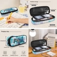 thumbnail image 5 of Jeiento Sea Turtle Print Kids Backpack and Lunch Box Set 4-Piece 17 Inch School Backpack, Lunch Bag, Pencil Case, Bookmark, for Elementary Boys and Girls Back to School, 5 of 7