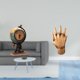 thumbnail image 2 of Reloj de mesa con figura moderna de , escultura de mano, adorno coleccionable para escritorio, dormitorio, estante, oficina, decoración par, 2 of 8