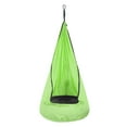 thumbnail image 1 of Hanging Chair, Hammock Chair Comfortable 210T Wrinkled Nylon Taffta Durable Breathable  For Study Room For Bedrooms For Backyards For Balconies, 1 of 8
