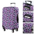 thumbnail image 5 of Purple Butterfly Pattern Luggage Cover Fashion Suitcase Cover Baggage Covers Fit 25-28 Inch Luggage (Go Travel), 5 of 5