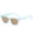 Blue, variant on Only Moment Sunglasses Womens Plastic Vintage 90S Y2K Trendy Designer Sun Glasses Blue One Size