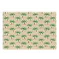 thumbnail image 1 of Oasis Cutting Board, Repetitive Palm Tree with Coconuts on Branches, Decorative Tempered Glass Cutting and Serving Board, in 3 Sizes, by Ambesonne, 1 of 2
