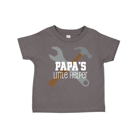 

Inktastic Papa Little Helper Gift Toddler Boy Girl T-Shirt