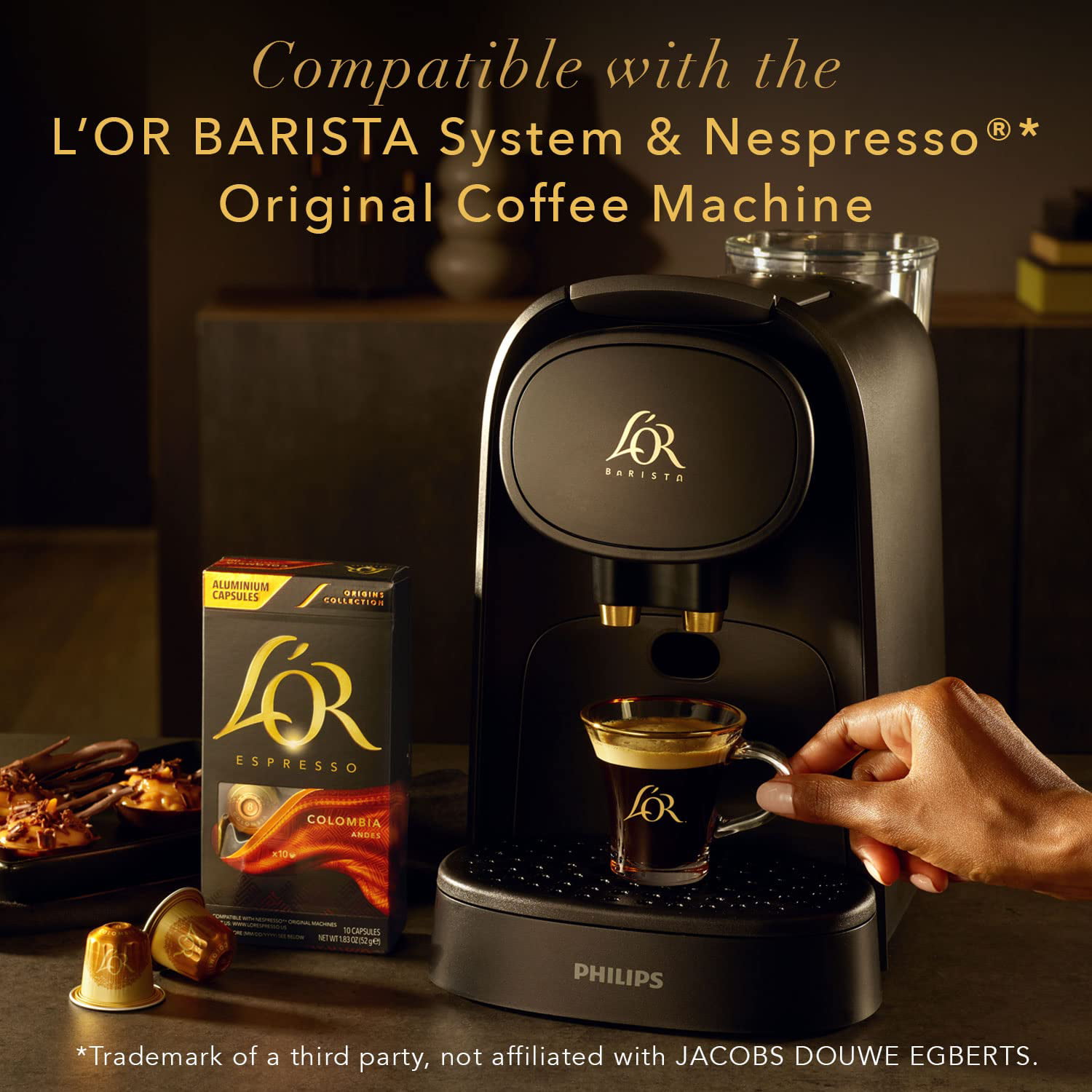 L'Or Espresso Capsules de café Or Absolu, intensity 9 
