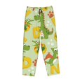 thumbnail image 4 of Balery Cartoon Dinosaurs print Women's Pajama Pants,Ultra Lightweight Pjs,Lounge Pant-Small, 4 of 9