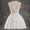 White, variant on Womens Petticoat Underlayers for Dress with Adjustable Skirt Lace Underskirt Lightweight Volume 2-Way Wear