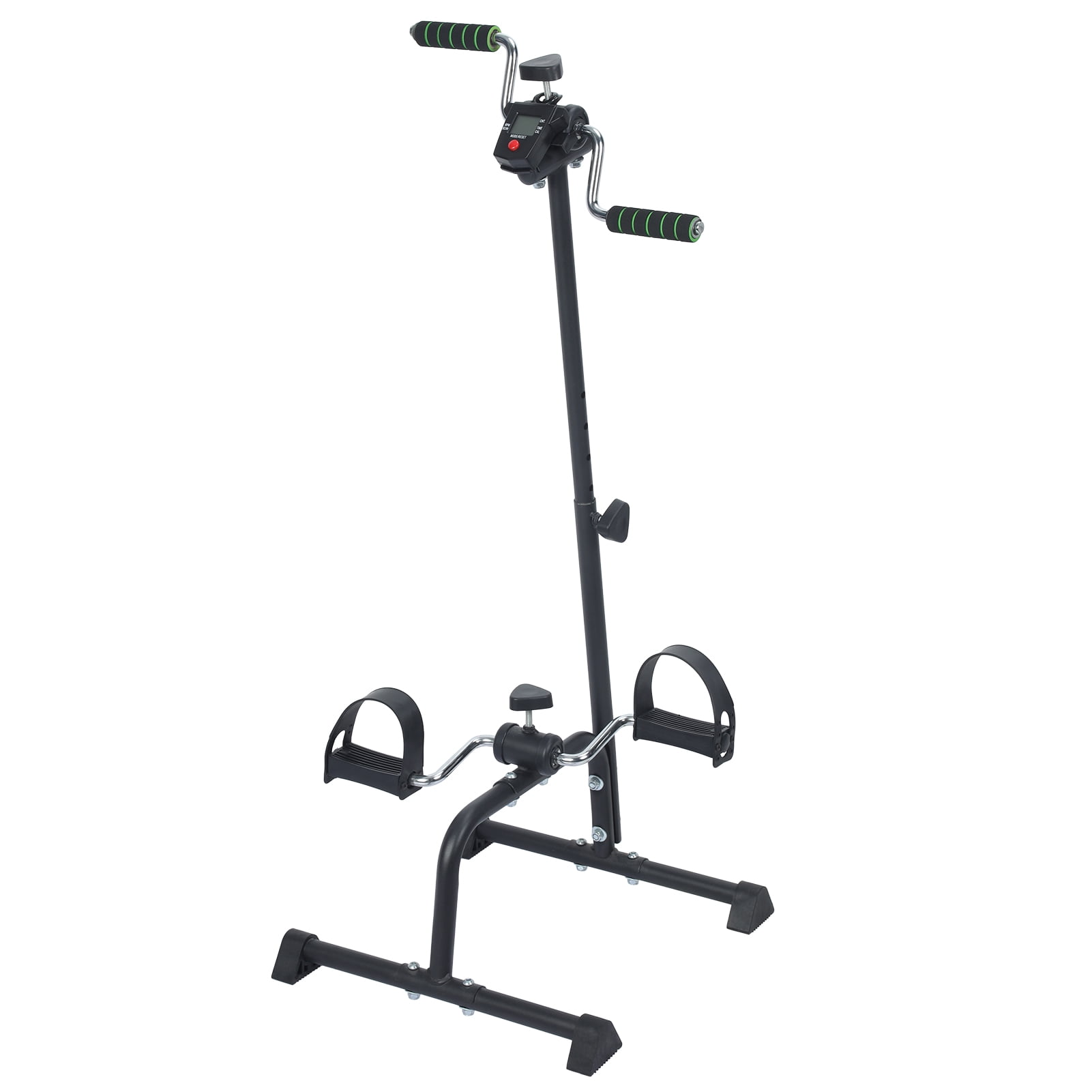 Anvazise Pedal Exerciser Bike Pedal Exerciser Bike, Hand Arm Leg Knee Peddler, Adjustable Fitness Recovery Equipment for Seniors, Elderly Physical Therapy Exercise Bike for Total Body, with Monitor