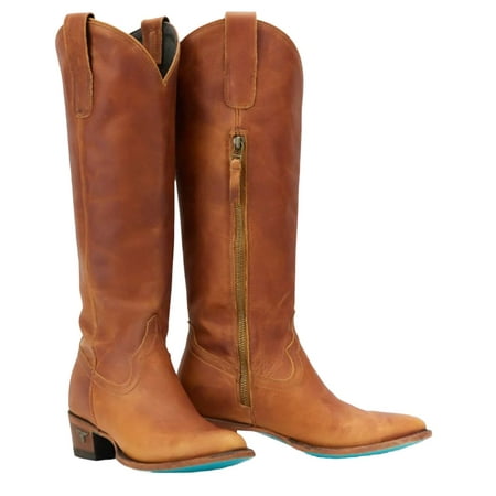 

Lane Women s Plain Jane Tall Western Boot Point Toe Orange 11 M US