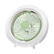 thumbnail image 1 of Ventilador oscilante multifunción con luz nocturna LED - ajustable a 3 velocidades, funcionamiento silencioso, colgado o de pie, 1 of 2