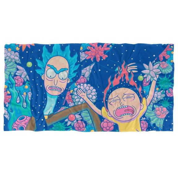 Rick and Morty Organisms Officially Licensed Beach Towel 30' X 60'