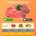 thumbnail image 6 of Food Vacuum Sealer Machine with 20 Bags, 75KPA Strong Suction, Dry/Wet Modes, Digital Timer, Compact & Easy to Use, Extends Freshness for Meat, Vegetables, Snacks, Home Kitchen Use, 6 of 7