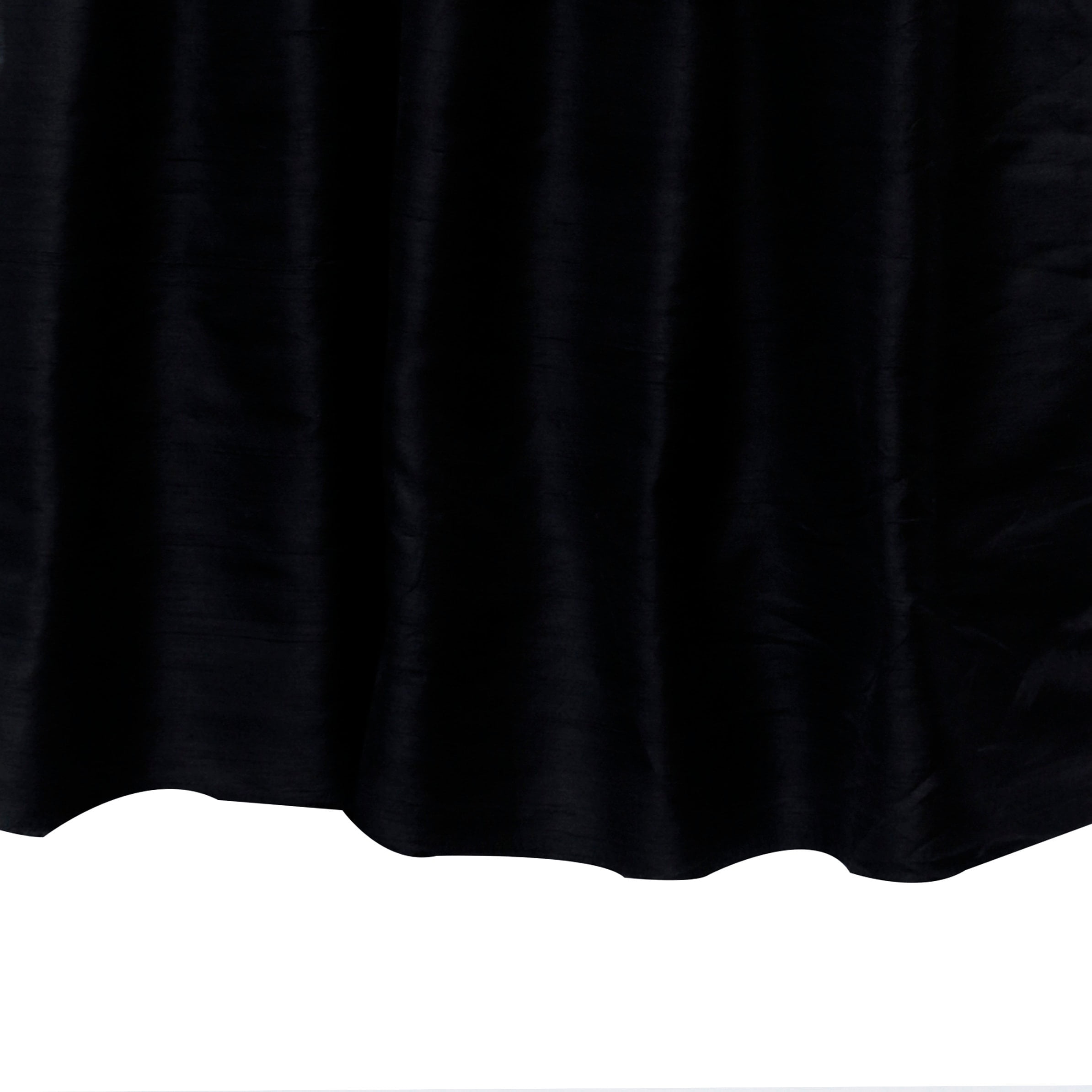 Fabric Mart Direct Silk Cloth Fabric, Black Dupioni Silk Fabric, Black Silk Fabric Silk Fabric For Upholstery, 19 Continuous Yards Dupioni Silk Fabric, 41 inch width Silk Dupioni Fabric by Yard