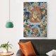 thumbnail image 4 of Póster de pintura de Thangka tibetano de Manjusri Bodhisattva, póster de arte de pared, lienzo de desplazamiento, cuadro de pintura, decoración de sala de estar, hogar, 16 x 24 pulgadas (40 x 60 cm), 4 of 6
