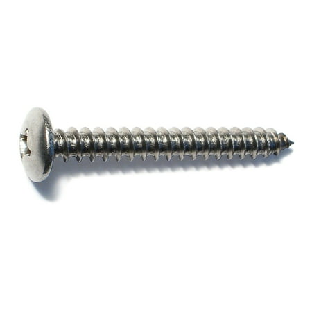 

#14 x 2 18-8 Stainless Steel Phillips Truss Head Sheet Metal Screws