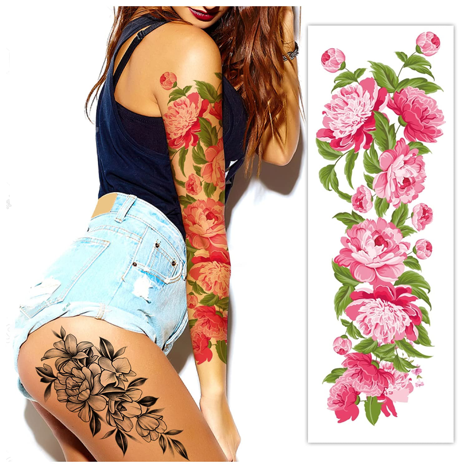 Temporary Tattoos for Women Adults, Full Arm Tattoos Sleeves Half Arm  Waterproof Tattoos, Mix Styles Tatuajes Temporales Realistic Long Lasting  Tattoos 20 Sheets | Walmart Canada