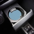 thumbnail image 3 of RYLABLUE Nordic Style Geometric Pattern Teal Green Set of 6 Car Coaster for Drinks, Absorbent Ceramic Stone Coasters Cup Mat with Cork Base for Home Kitchen Room Coffee Table Bar Decor, 3 of 5
