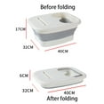 thumbnail image 5 of Totoro Hero Foldable Footbath Massage Bucket Soaking Bucket Folding Basin Spa Foot Bath Bucket Household Sauna Bathtub Pedicure Bath Bathtub, 5 of 9