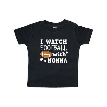 

Inktastic I Watch Football with My Nonna Gift Baby Boy T-Shirt