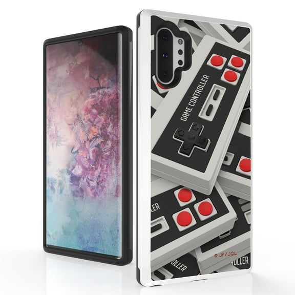 Duo Shield Slim Phone Case Suitable for Samsung Galaxy NOTE 10  - Retro Game Controller
