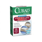 Curad Pressure Adhesive Bandages 2 3/4" x 1" 100/Box NON85100