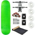 thumbnail image 1 of Moose Complete Skateboard Neon Green 7.5" With Silver Trucks and White Wheels, 1 of 5