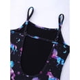 thumbnail image 6 of inlzdz Girls One Piece Swimsuits Hawaiian Ruffle Floral Swimwear Beach Bathing Suit Black Horse 8, 6 of 7