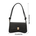 thumbnail image 3 of Fashionable Color Shoulder Bag PracticalPU Leather Underarm Purse Suitable for Daily Commutes and Gatherings, 3 of 9