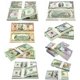 thumbnail image 3 of 20Pcs / Pack USD Paper Bar Atmosphere Props Money para Movie TV Video Novedad Herramientas de fotogr Abanopi Apoyos de dinero, 3 of 6