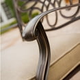 thumbnail image 6 of Hanover Traditions 7-Piece Dining Set in Tan with Extra Large Glass-Top Dining Table, 6 of 19