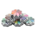 thumbnail image 4 of Washable Ink Pad, Petal Shape 6 Pcs Metallic Ink Pad Strong Coverage  For Footprint, 4 of 8