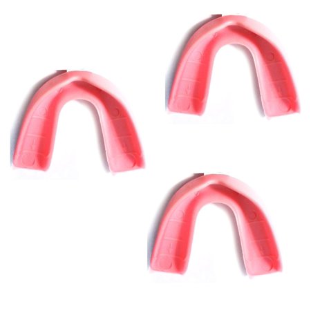 3 Pack! SafeTGard Youth Form Fit Super Mouthguard without Strap