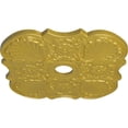 thumbnail image 3 of 29"OD x 3 5/8"ID x 1 3/8"P Flower Ceiling Medallion (Fits Canopies up to 6 1/4"), Hand-Painted Rich Gold, 3 of 6