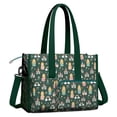 thumbnail image 2 of Teacher Tote Bag,Princess Castle Star Pattern Teacher Utility Tote Bag,Large Work Tote Bags for Women with Multiple Pockets,Top Zipper Closure,13.8x10.6x6.7 Inch, 2 of 5