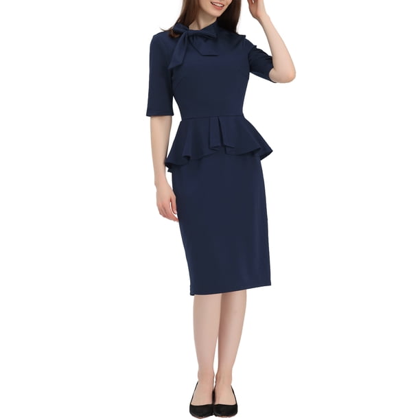 strapless open back dress SSYS The Stella Pearl Sleeve Dress In Pastel Blue main image 0