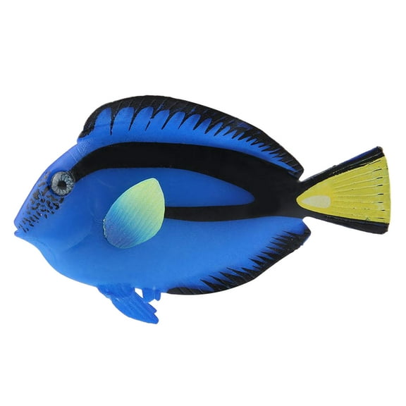 Artificial Aquarium Fish Silicone Fake Fish Realistic Moving Floating Colored Fish Ornament for Reef Tanks Aquariums