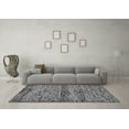 thumbnail image 3 of Ahgly Company Indoor Square Abstract Gray Modern Area Rugs, 7' Square, 3 of 4