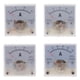 thumbnail image 1 of Paquete de 4 Medidores de Amperios de Panel Analógico de CC Eléctrica Amperímetro 91C4 75mV +/- 2,5 %, 1 of 9