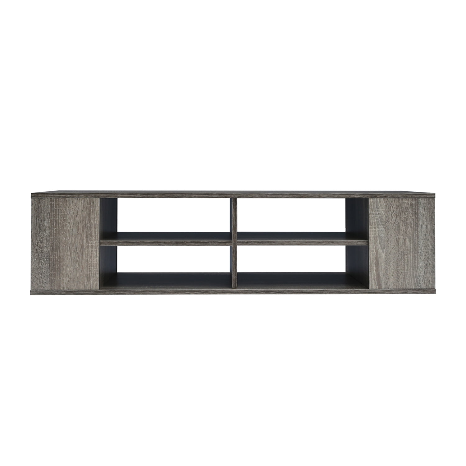 Kepooman Wall Mounted Media Console for Living Room, TV Stands for 50 Inch TV for Dining Room with Height Adjustable, Floating TV Stand Component Shelf for Bedroom, Walnut Kepooman Wall Mounted Media Console for Living Room, TV Stands for 50 Inch TV for Dining Room with Height Adjustable, Floating TV Stand Component Shelf for Bedroom, Walnut