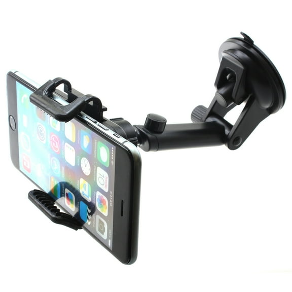 Dash Car Mount for Motorola One 5G Ace - Windshield Holder Telescopic Cradle Swivel Dock Compatible With Motorola One 5G Ace