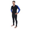 Ivation Mens Full Body Wetsuit Sport Skin for Running, Exercising, Diving, Snorkeling, Swimming & Water Sports