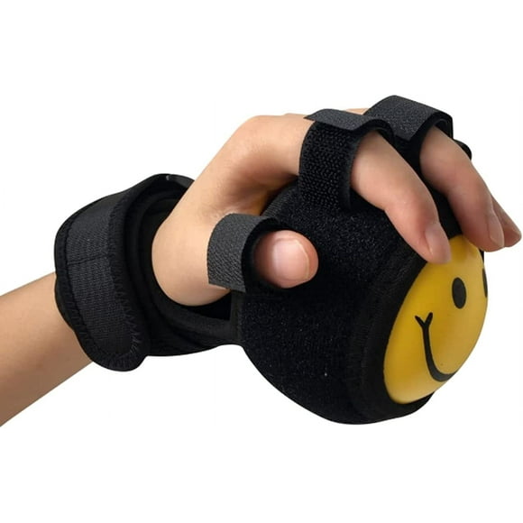 Antispasmodic hand exercise ball splint finger grip stretcher training equipment