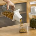thumbnail image 4 of Small Airtight Cereals Dispenser with Lids Kitchen Dry Food Storage Keepers Bin, 4 of 7