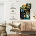 thumbnail image 4 of Elephant Stock Blotchy Elephant Wall Art - Vertical Canvas Wall Art - Living Room Wall Decor - Animal Canvas - Gray And Orange Decor By Design Fabrikken - 30" x 45", 4 of 4