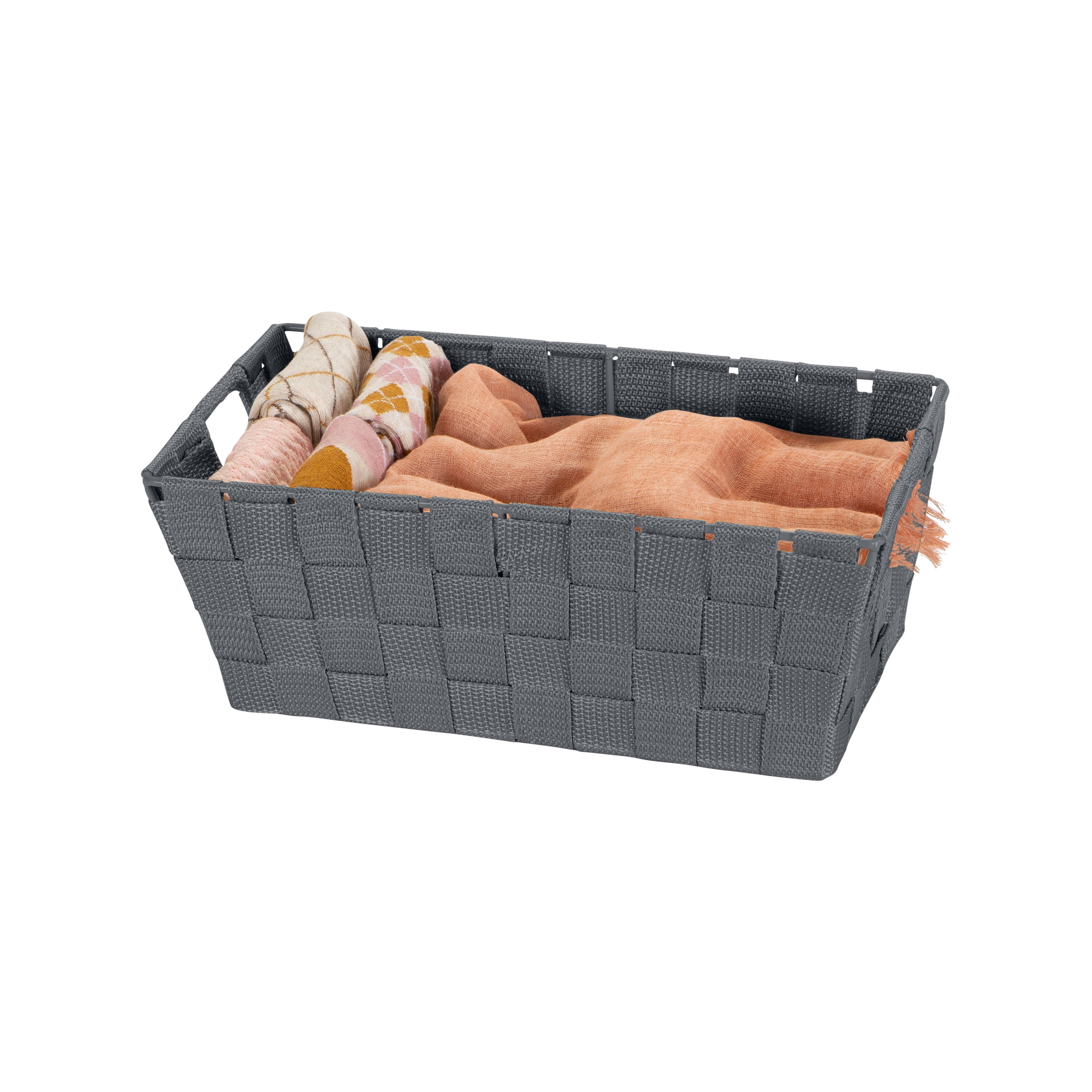 Simplify Fabric Storage Basket in Grey